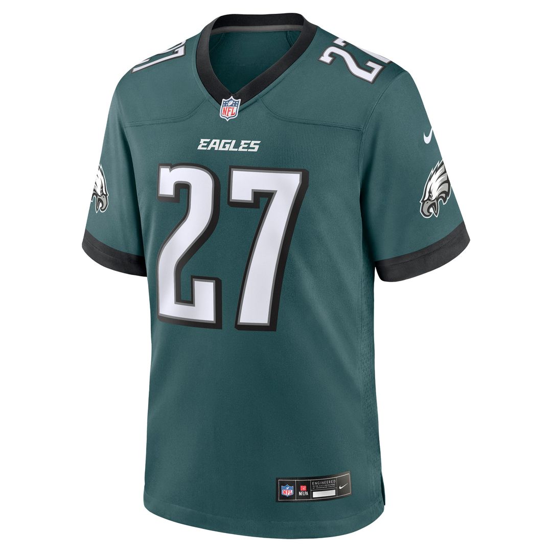 Quinyon Mitchell Philadelphia Eagles Nike Player Game Jersey - Midnight Green Official NFL Team Apparel Football Fan Gear