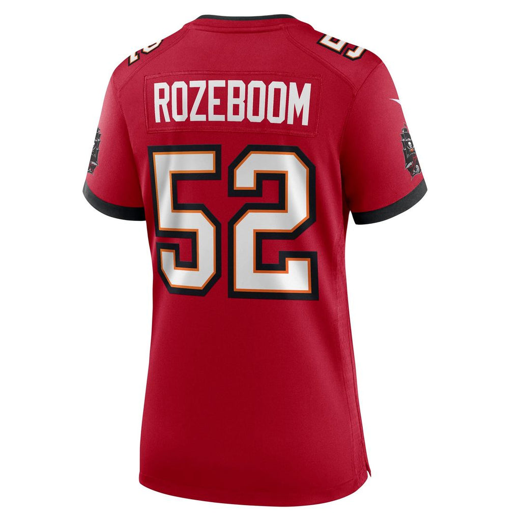 Christian Rozeboom Tampa Bay Buccaneers Nike Women's Team Game Jersey - Red Official NFL Team Apparel Football Fan Gear