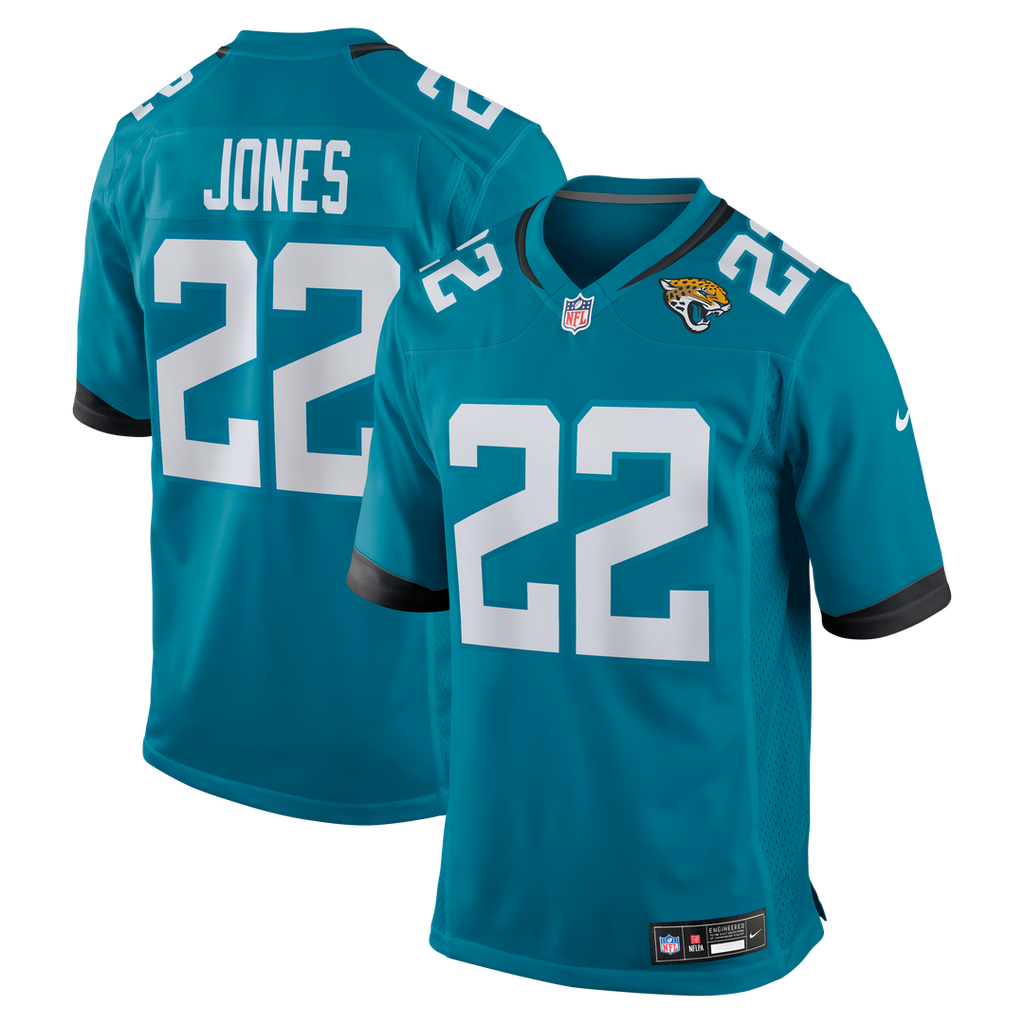 Jarrian Jones Jacksonville Jaguars Nike Team Game Jersey - Teal Official NFL Team Apparel Football Fan Gear