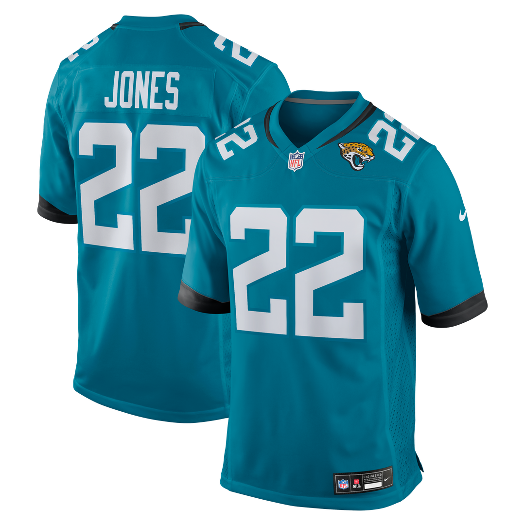 Jarrian Jones Jacksonville Jaguars Nike Team Game Jersey - Teal Official NFL Team Apparel Football Fan Gear