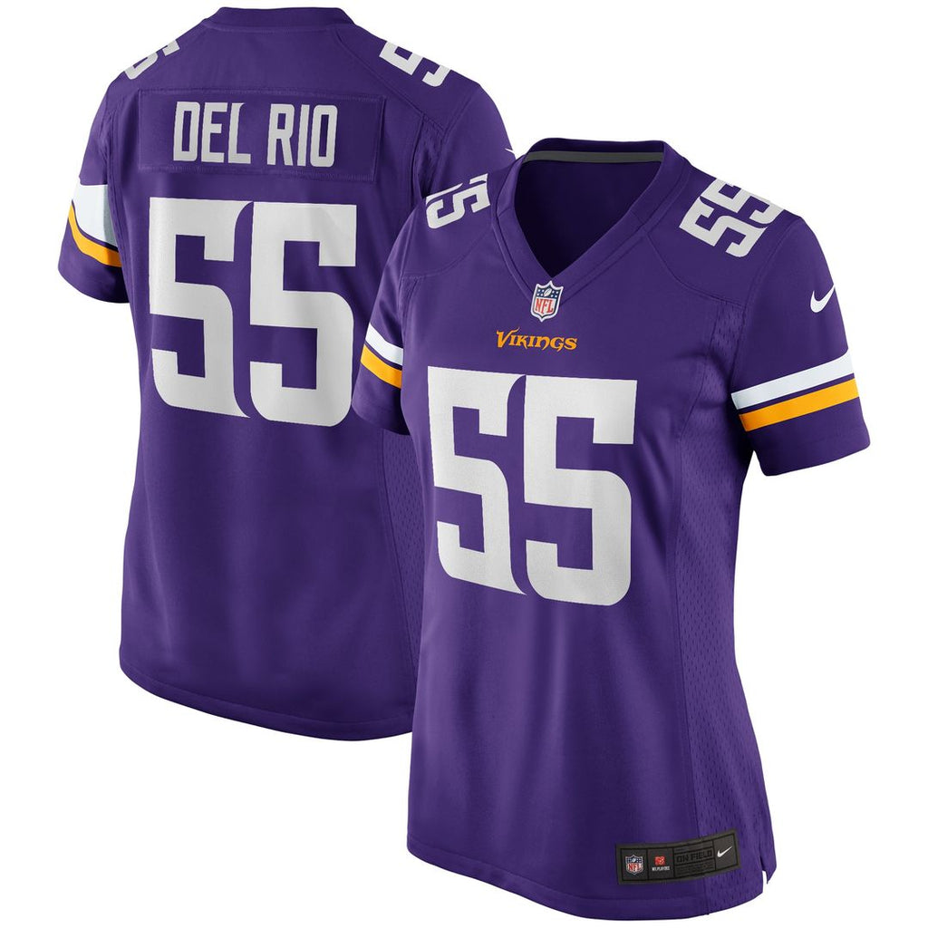 Jack Del Rio Minnesota Vikings Nike Women's Game Retired Player Jersey - Purple Official NFL Team Apparel Football Fan Gear