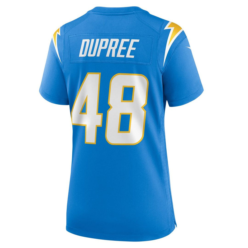 Bud Dupree Los Angeles Chargers Nike Women's Team Game Jersey - Powder Blue Official NFL Team Apparel Football Fan Gear