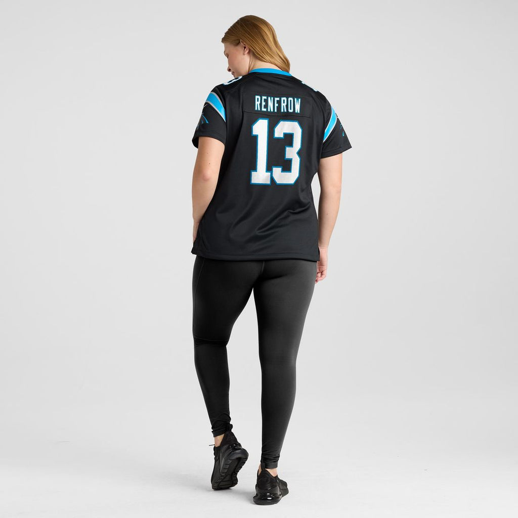 Hunter Renfrow Carolina Panthers Nike Women's Team Game Jersey - Black Official NFL Team Apparel Football Fan Gear