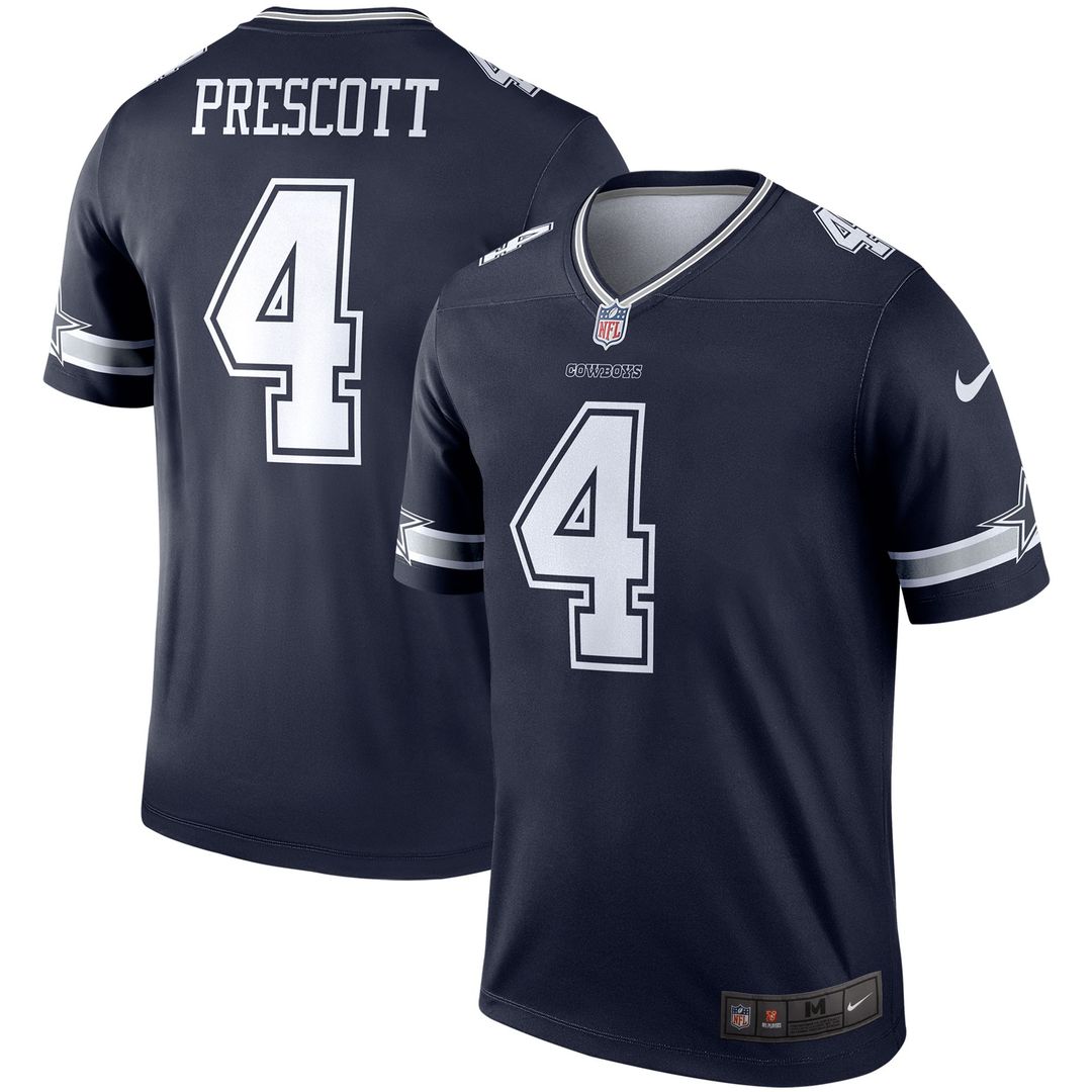 Dak Prescott Dallas Cowboys Nike Legend Player Performance Top - White NFL Fan Gear Popular Style