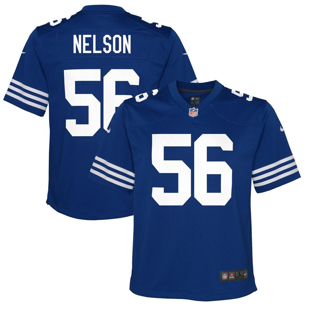 Quenton Nelson Indianapolis Colts Nike Youth Game Jersey - Royal Official NFL Team Apparel Football Fan Gear