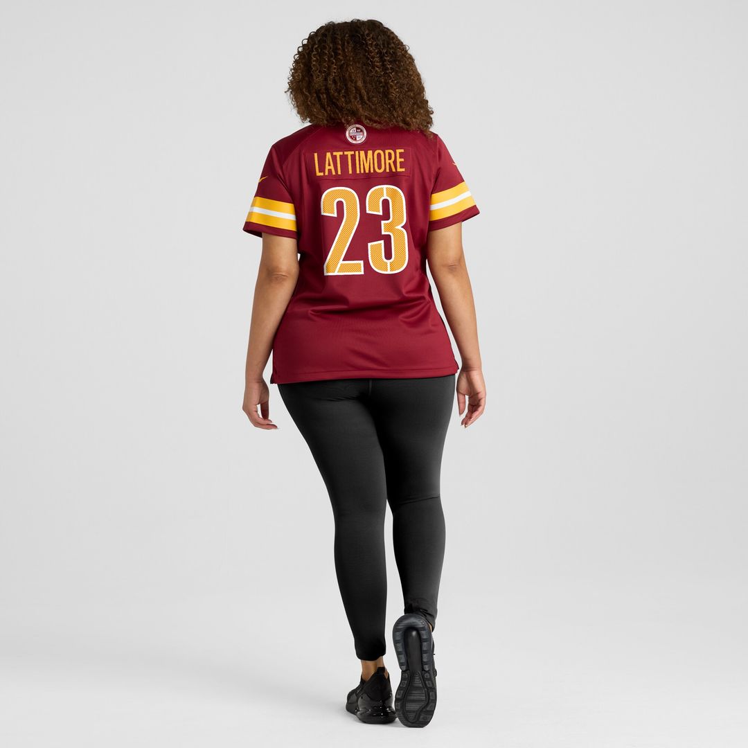 Marshon Lattimore Washington Commanders Nike Women's Team Game Jersey - Burgundy Official NFL Team Apparel Football Fan Gear