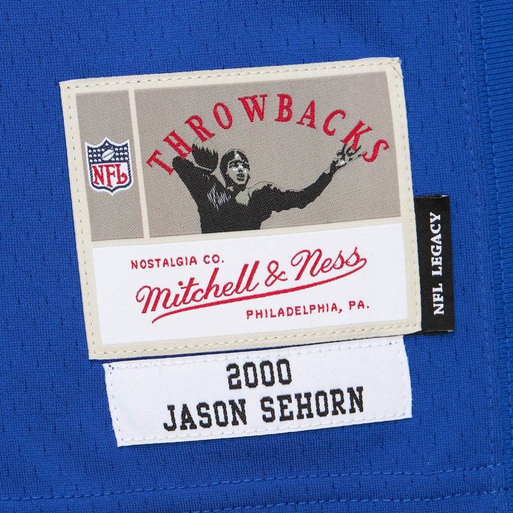 Jason Sehorn New York Giants Mitchell & Ness 2000 Legacy Replica Jersey - Royal Official NFL Team Apparel Football Fan Gear