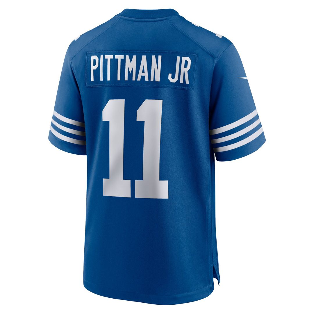 Michael Pittman Jr. Indianapolis Colts Nike Alternate Game Jersey - Royal Official NFL Team Apparel Football Fan Gear