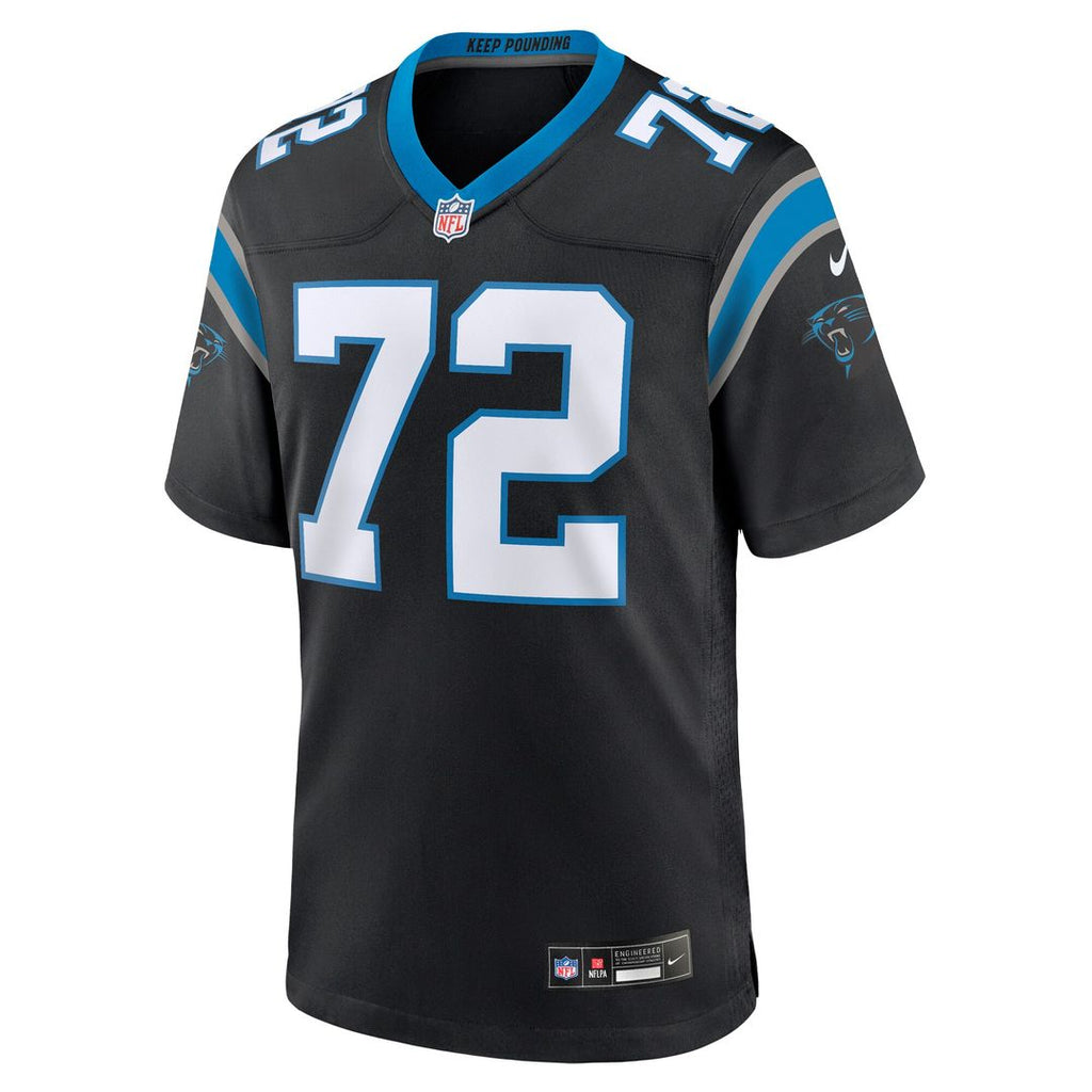 Taylor Moton Carolina Panthers Nike Team Game Jersey - Black Official NFL Team Apparel Football Fan Gear