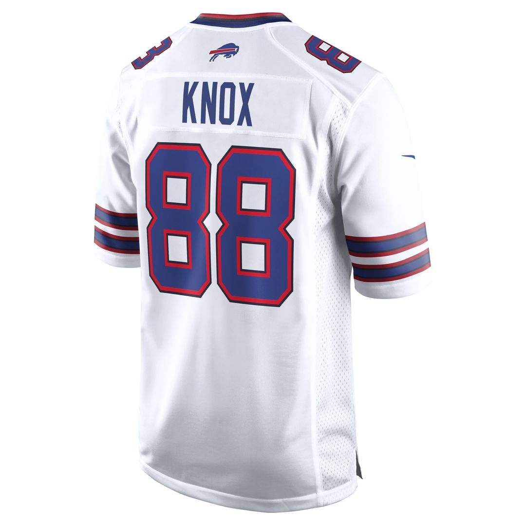 Dawson Knox Buffalo Bills Nike Away Game Player Jersey - White Official NFL Team Apparel Football Fan Gear
