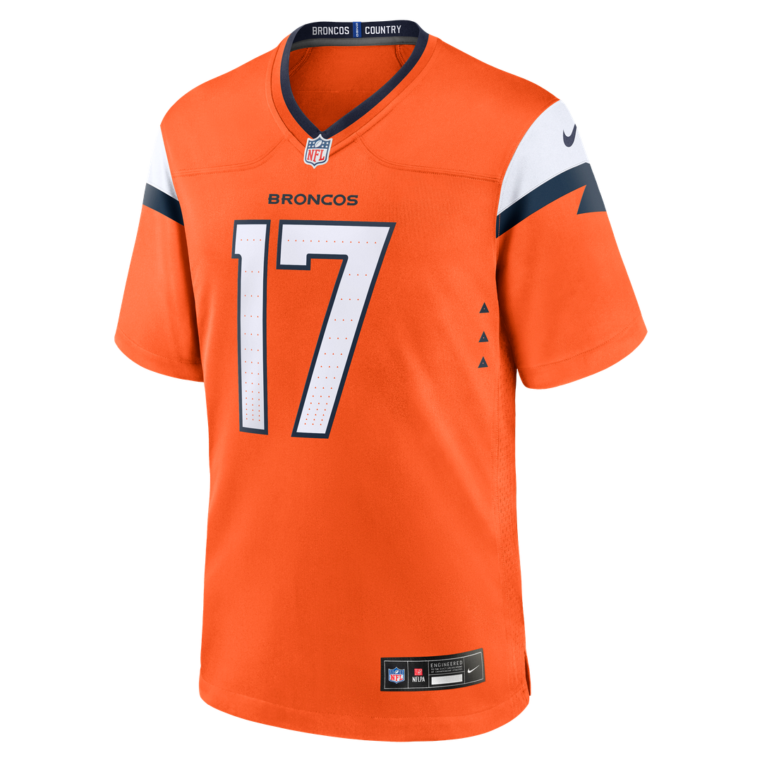 Jaylen Waddle Denver Broncos Nike Game Jersey - Orange Official NFL Team Apparel Football Fan Gear