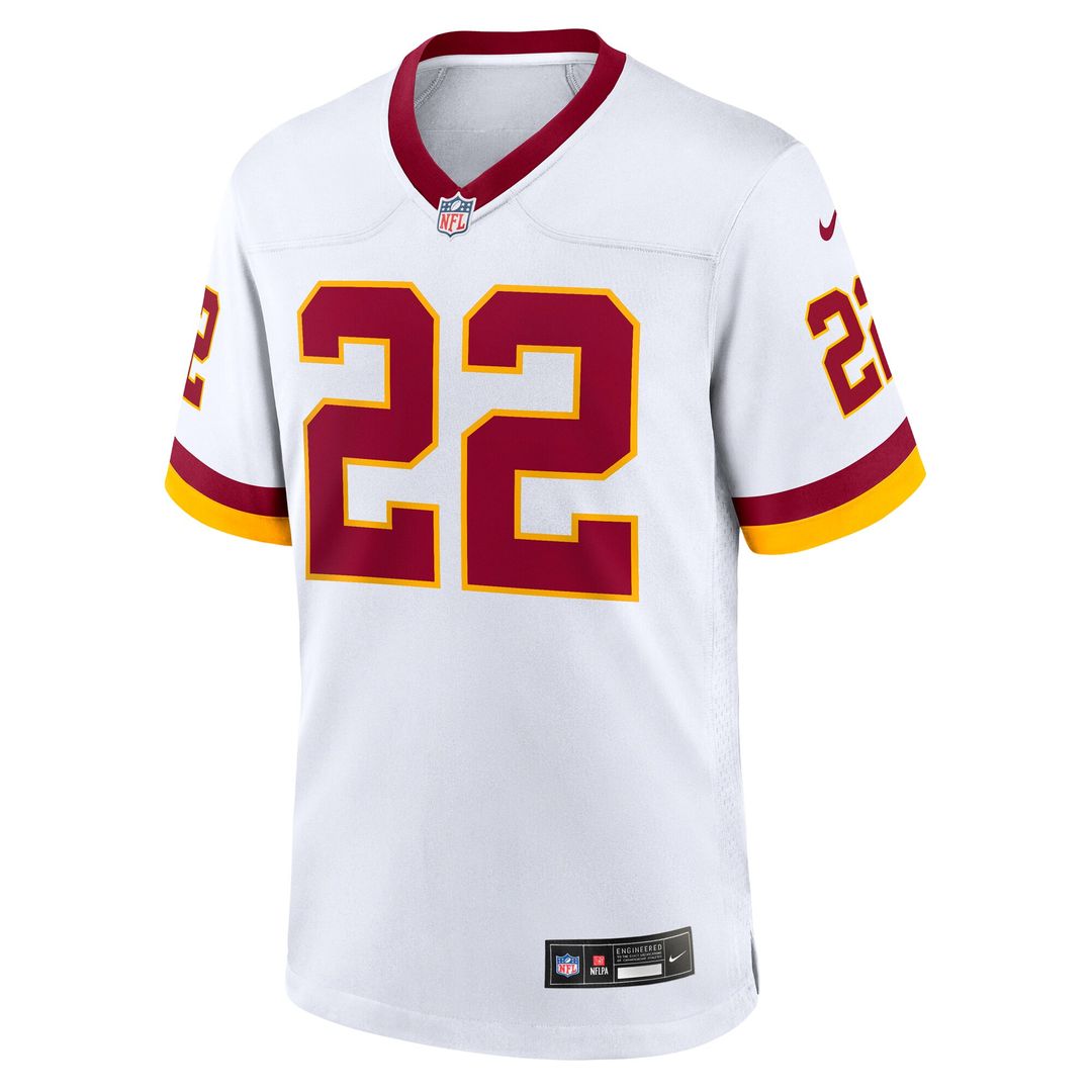 Jacory Croskey-Merritt Washington Commanders Nike Hail Raiser Alternate Game Jersey - Black Official NFL Team Apparel Football Fan Gear