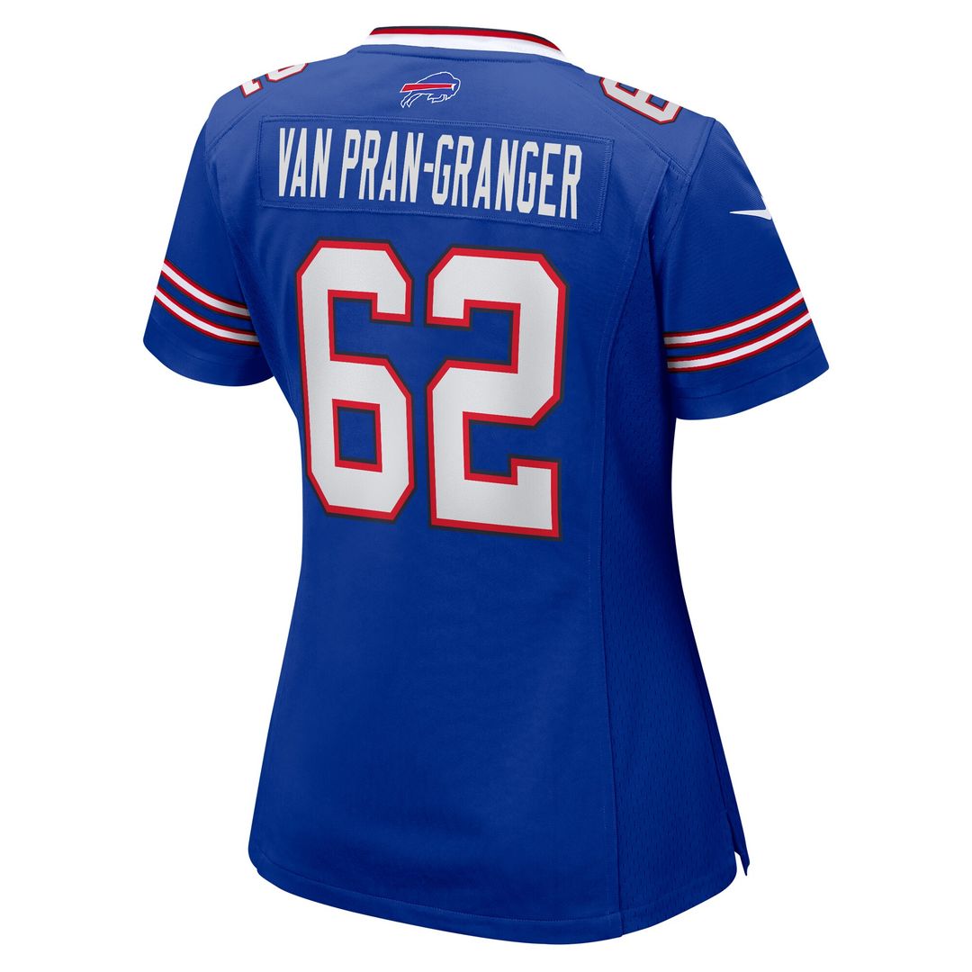 Sedrick Van Pran-Granger Buffalo Bills Nike Women's Game Jersey - Royal Official NFL Team Apparel Football Fan Gear