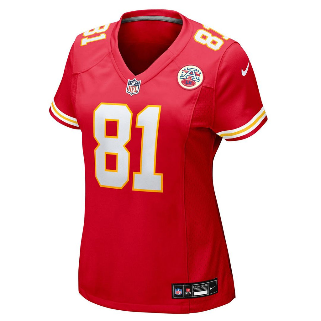 Nikko Remigio Kansas City Chiefs Nike Women's Team Game Jersey - Red Official NFL Team Apparel Football Fan Gear