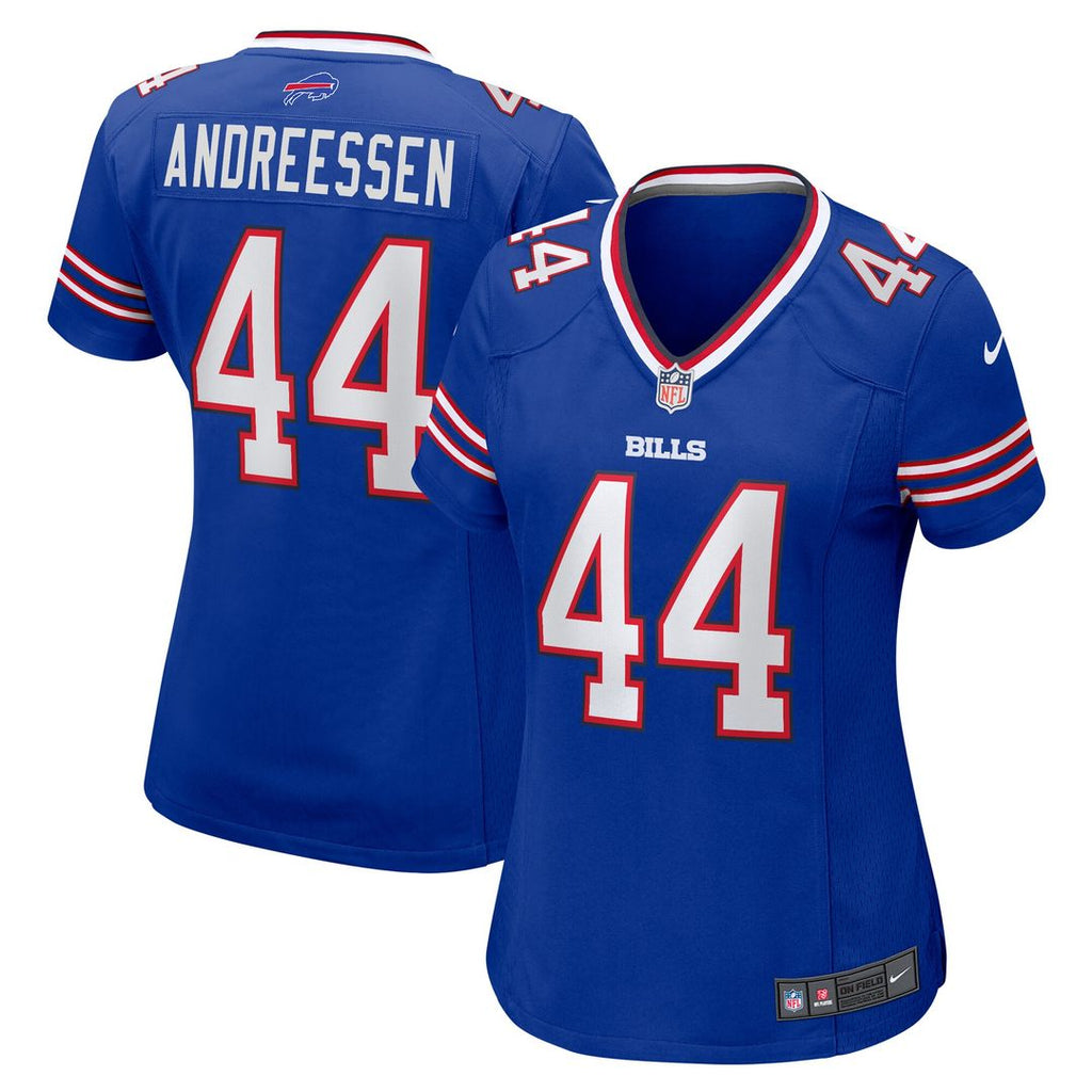 Joe Andreessen Buffalo Bills Nike Women's Game Jersey - Royal Official NFL Team Apparel Football Fan Gear