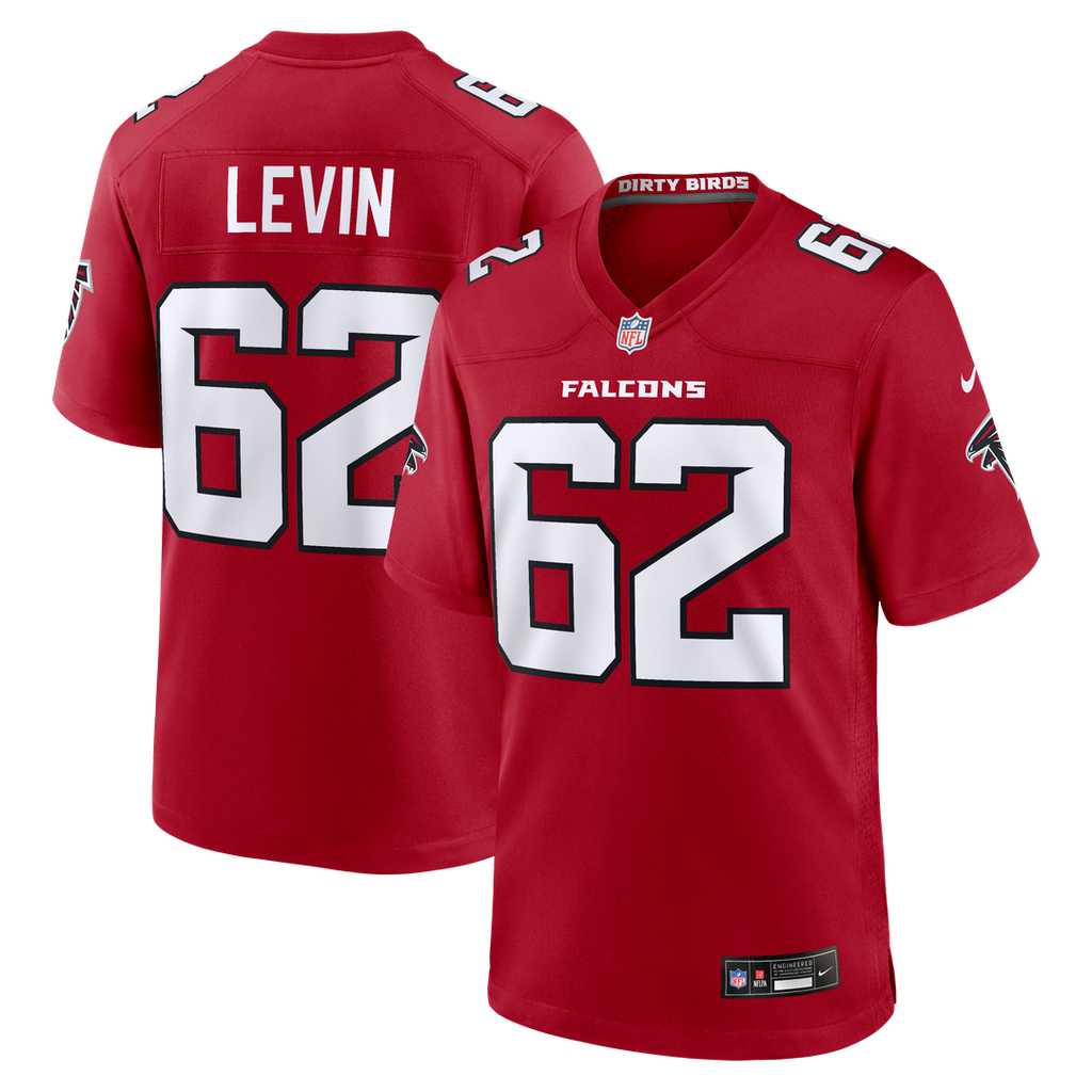Corey Levin Atlanta Falcons Nike Team Game Jersey - Red Official NFL Team Apparel Football Fan Gear