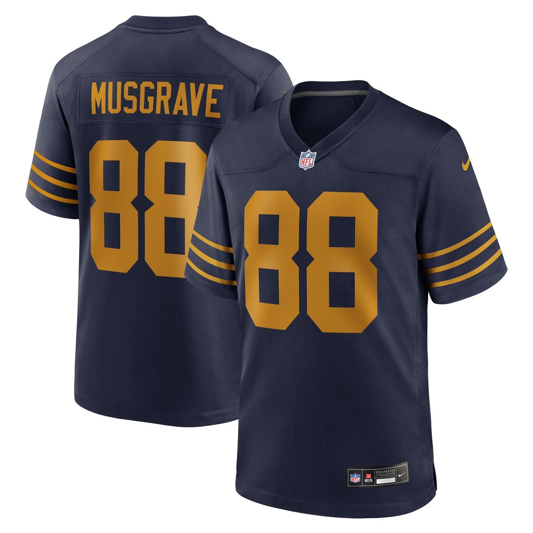 Luke Musgrave Green Bay Packers Nike The 1923 Classic Game Jersey - Navy Official NFL Team Apparel Football Fan Gear