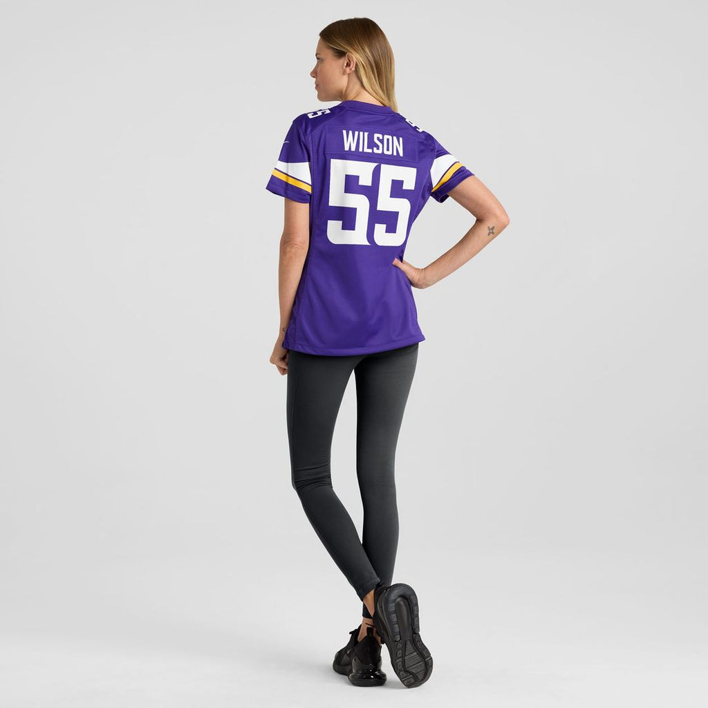 Eric Wilson Minnesota Vikings Nike Women's Team Game Jersey - Purple Official NFL Team Apparel Football Fan Gear
