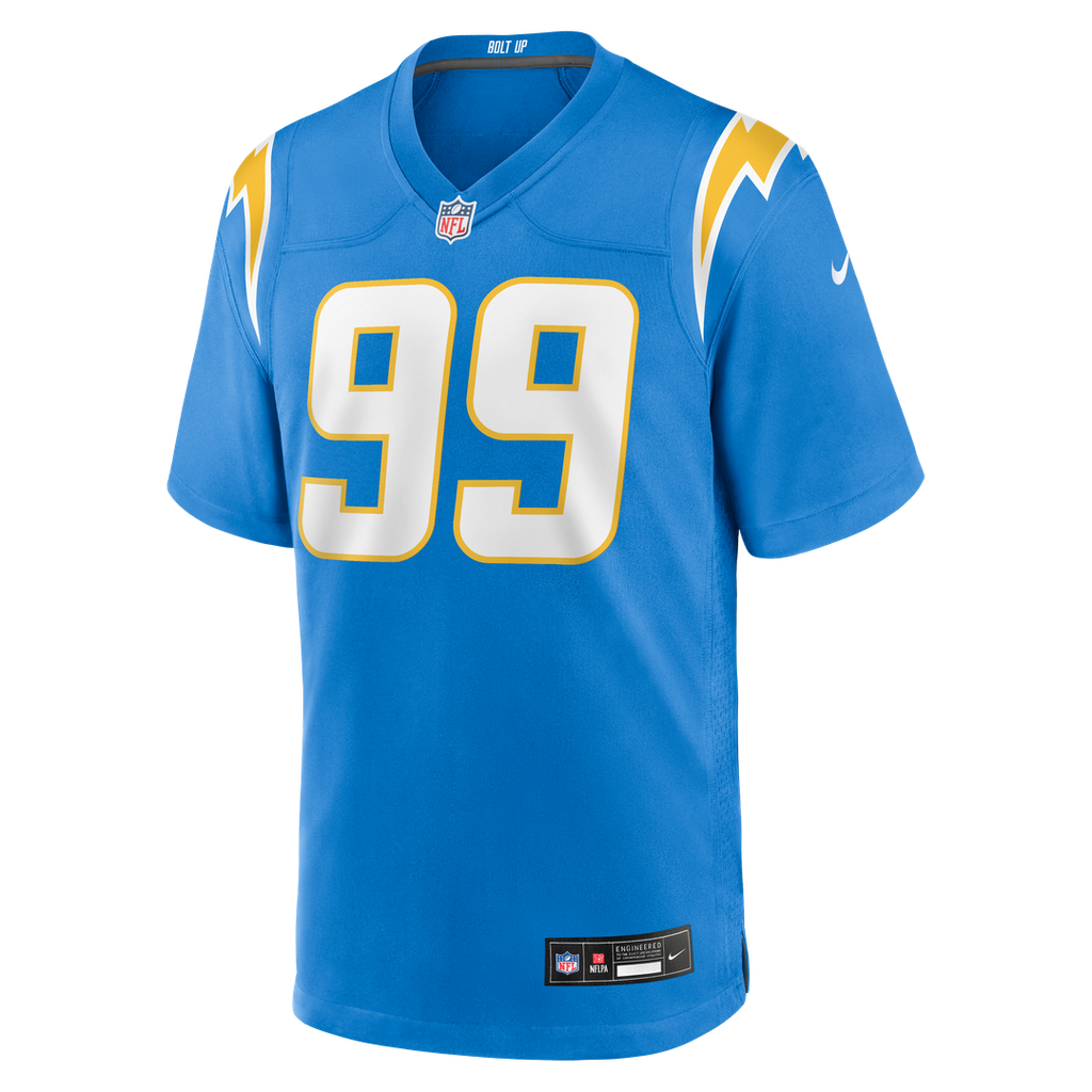 Jamaree Caldwell Los Angeles Chargers Nike Team Game Jersey - Powder Blue Official NFL Team Apparel Football Fan Gear