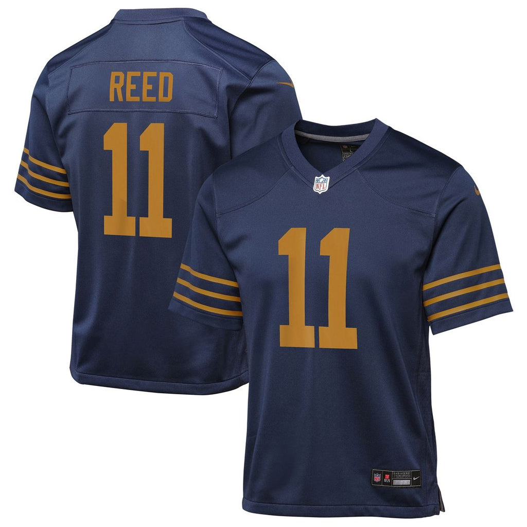 Jayden Reed Green Bay Packers Nike Youth The 1923 Classic Game Jersey - Navy Official NFL Team Apparel Football Fan Gear