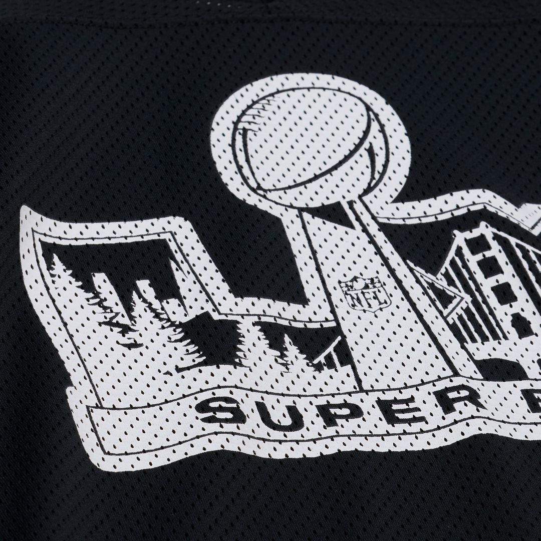 Super Bowl LX Mitchell & Ness x Levi's Unisex Legacy Jersey - Black Official NFL Team Apparel Football Fan Gear