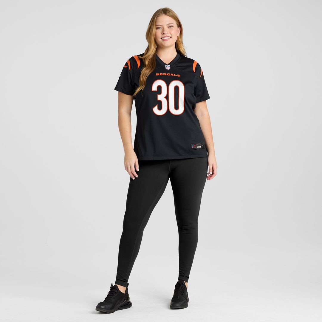 Chase Brown Cincinnati Bengals Nike Women's Team Game Jersey - Black Official NFL Team Apparel Football Fan Gear