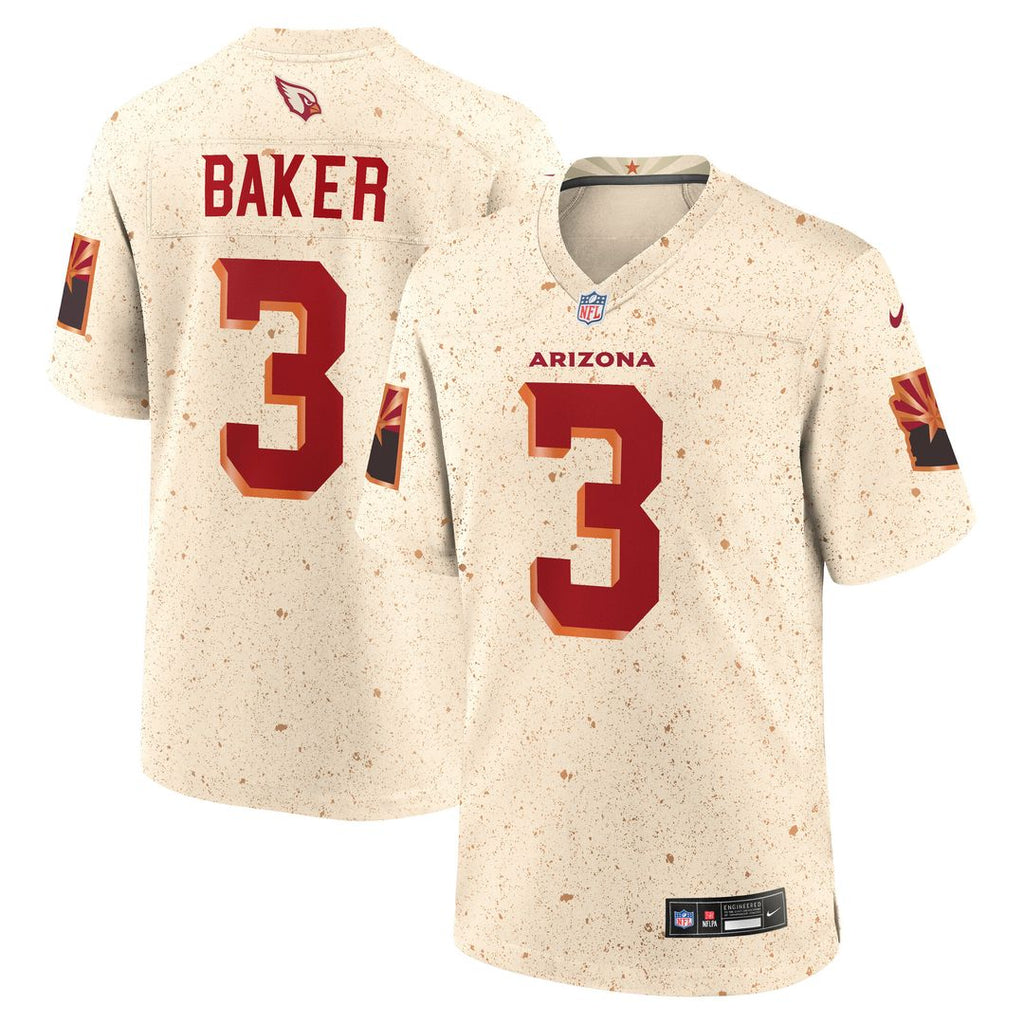 Budda Baker Arizona Cardinals Nike 2025 Rivalries Collection Game Jersey - Natural Official NFL Team Apparel Football Fan Gear