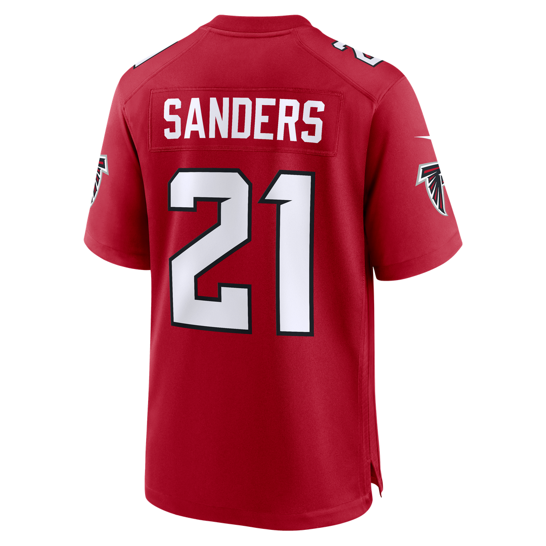 Deion Sanders Atlanta Falcons Nike Retired Player Game Jersey - Red Official NFL Team Apparel Football Fan Gear