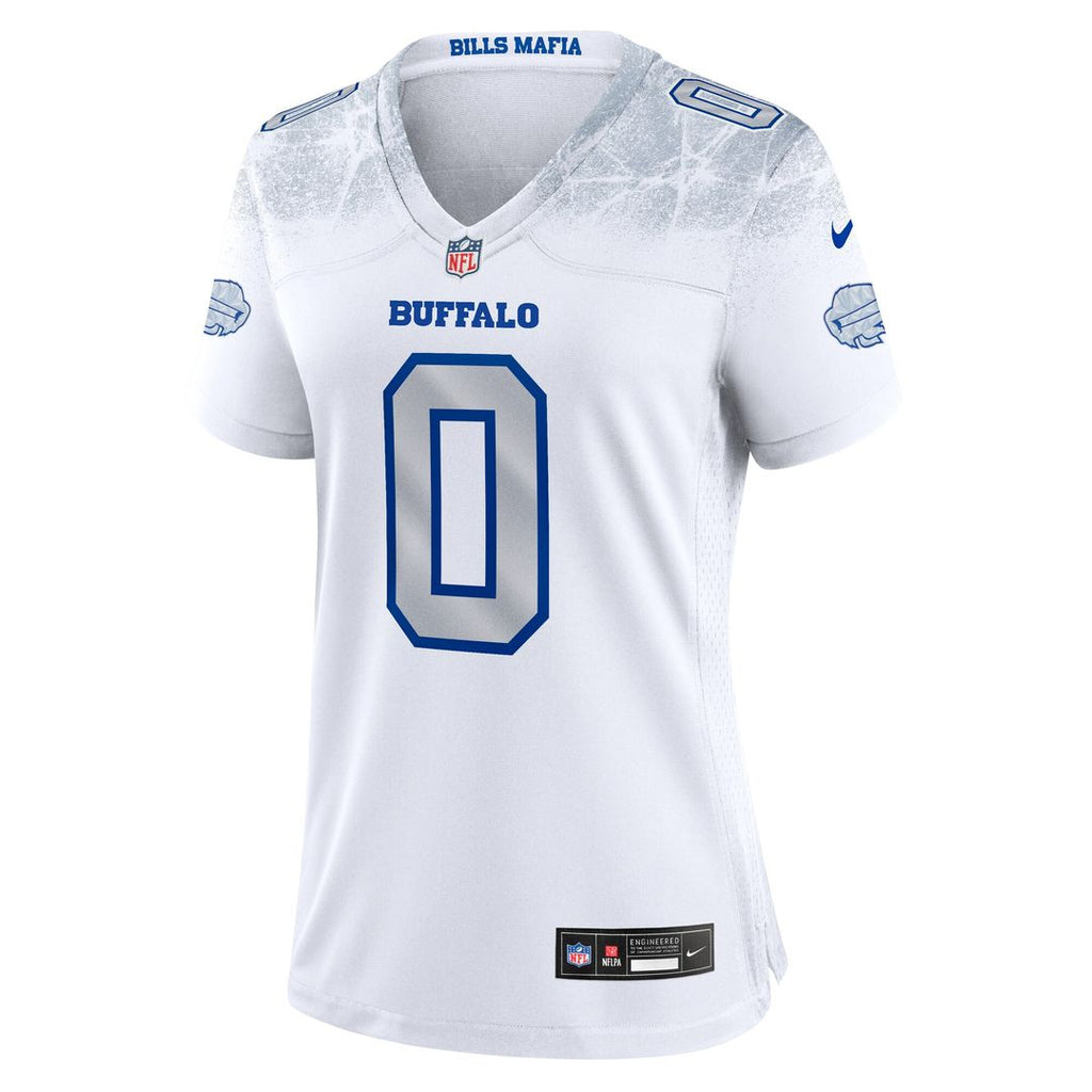 Keon Coleman Buffalo Bills Nike Women's 2025 Rivalries Collection Game Jersey - White Official NFL Team Apparel Football Fan Gear