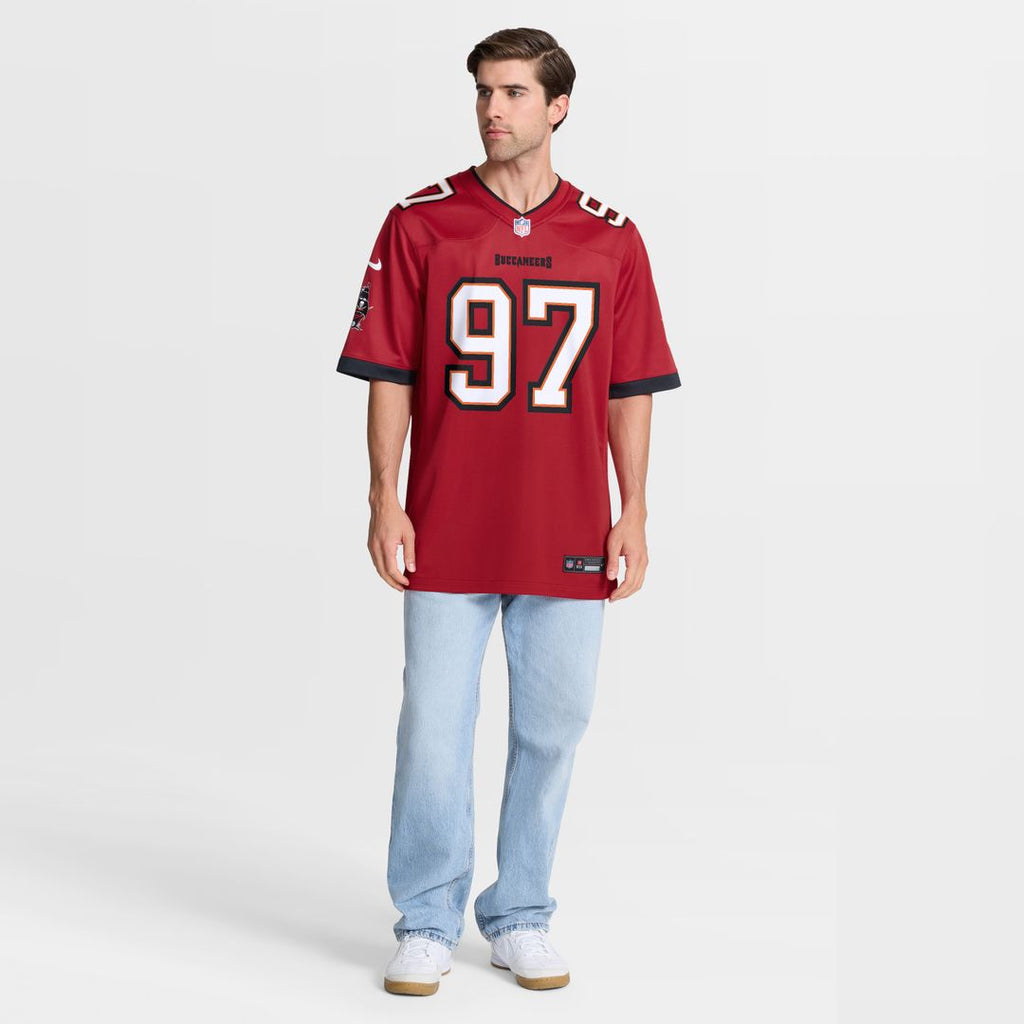 Al-Quadin Muhammad Tampa Bay Buccaneers Nike Team Game Jersey - Red Official NFL Team Apparel Football Fan Gear