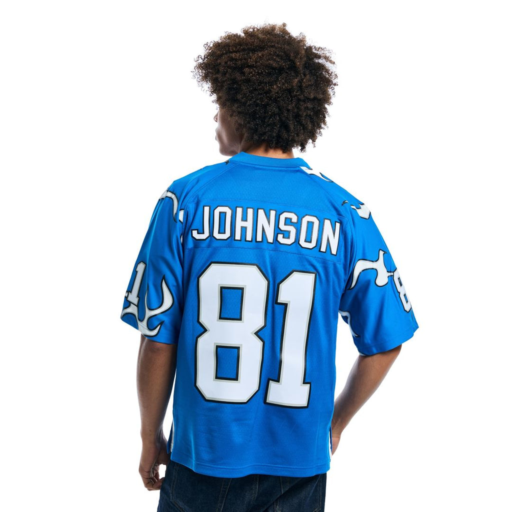 Calvin Johnson Detroit Lions Mitchell & Ness x Golf Wang Unisex 2007 Legacy Fashion Jersey - Blue Official NFL Team Apparel Football Fan Gear