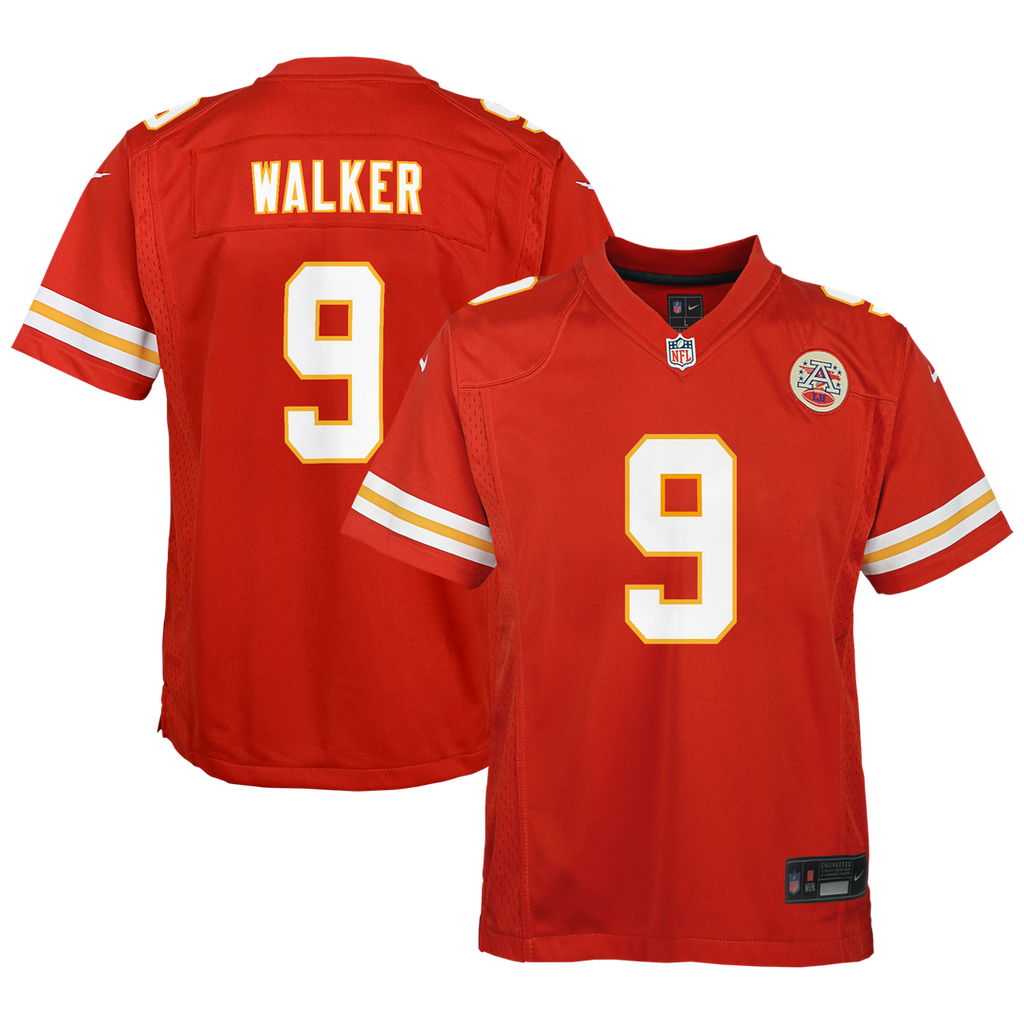Kenneth Walker III Kansas City Chiefs Nike Youth Game Jersey - Red Official NFL Team Apparel Football Fan Gear