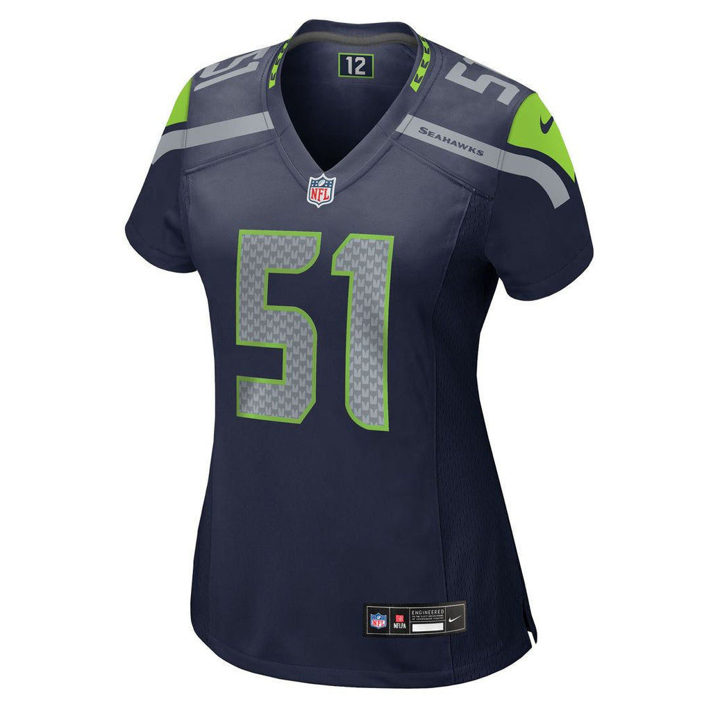 Jared Ivey Seattle Seahawks Nike Women's Team Game Jersey - College Navy Official NFL Team Apparel Football Fan Gear
