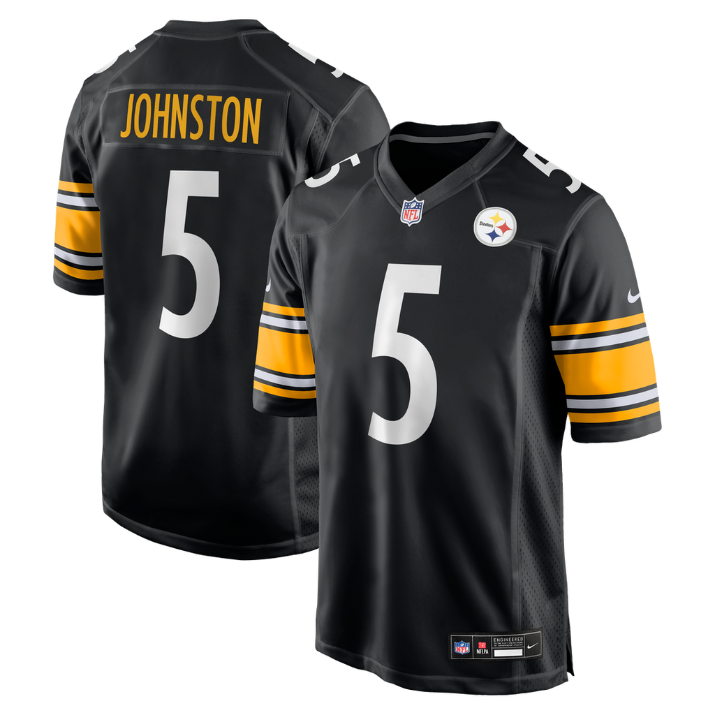 Cameron Johnston Pittsburgh Steelers Nike Game Jersey - Black Official NFL Team Apparel Football Fan Gear