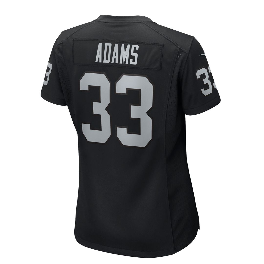 Jamal Adams Las Vegas Raiders Nike Women's Team Game Jersey - Black Official NFL Team Apparel Football Fan Gear