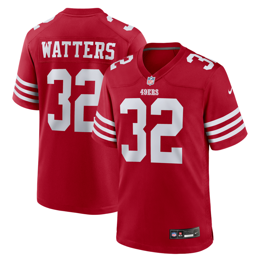 Ricky Watters San Francisco 49ers Nike Retired Player Game Jersey - Scarlet Official NFL Team Apparel Football Fan Gear