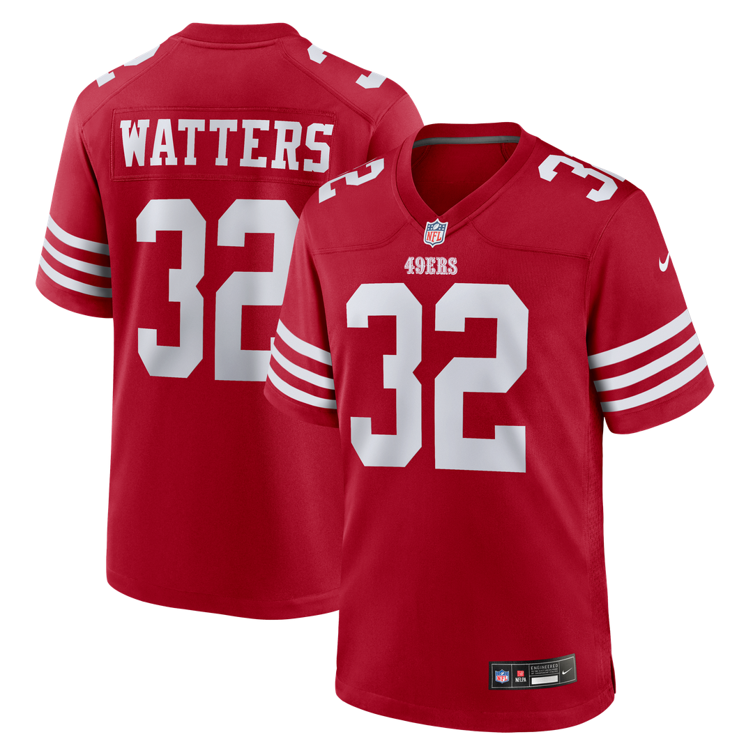 Ricky Watters San Francisco 49ers Nike Retired Player Game Jersey - Scarlet Official NFL Team Apparel Football Fan Gear