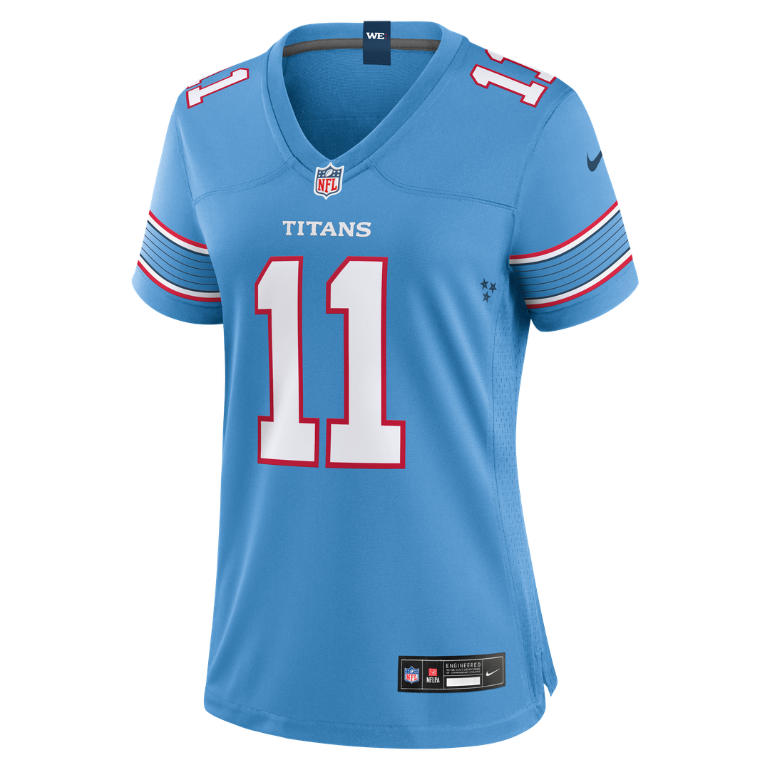 Jermaine Johnson II Tennessee Titans Nike Women's Team Game Jersey - Light Blue Official NFL Team Apparel Football Fan Gear