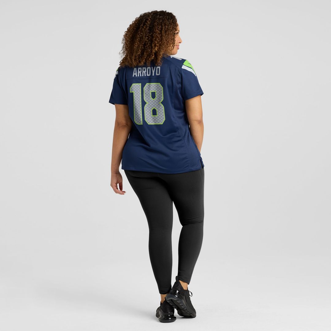 Elijah Arroyo Seattle Seahawks Nike Women's Team Game Jersey - College Navy Official NFL Team Apparel Football Fan Gear