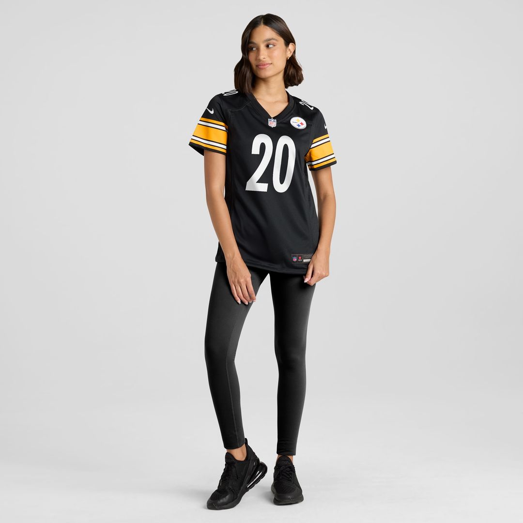 Kaleb Johnson Pittsburgh Steelers Nike Women's Team Game Jersey - Black Official NFL Team Apparel Football Fan Gear