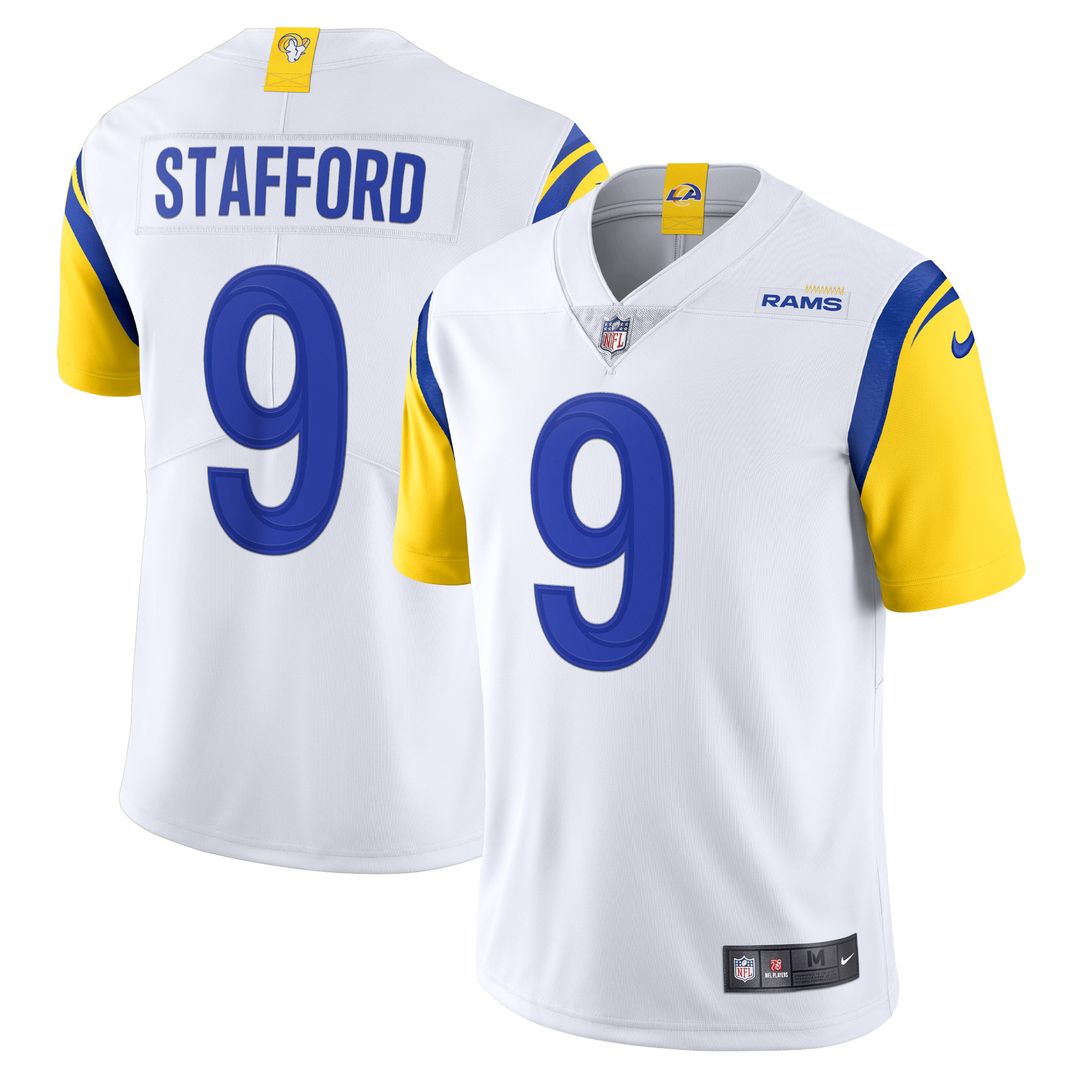 Matthew Stafford Los Angeles Rams Nike Vapor Limited Jersey - Royal Official NFL Team Apparel Football Fan Gear