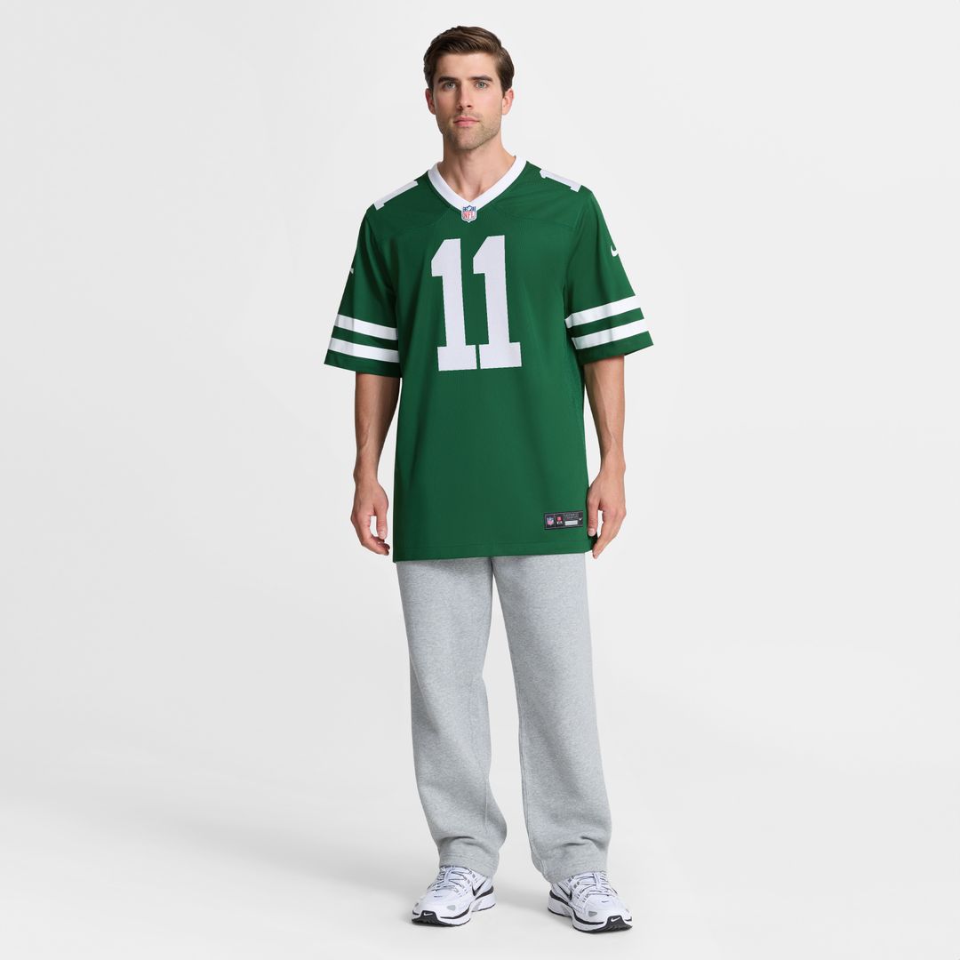 Jermaine Johnson II New York Jets Nike Game Jersey - Legacy White Official NFL Team Apparel Football Fan Gear