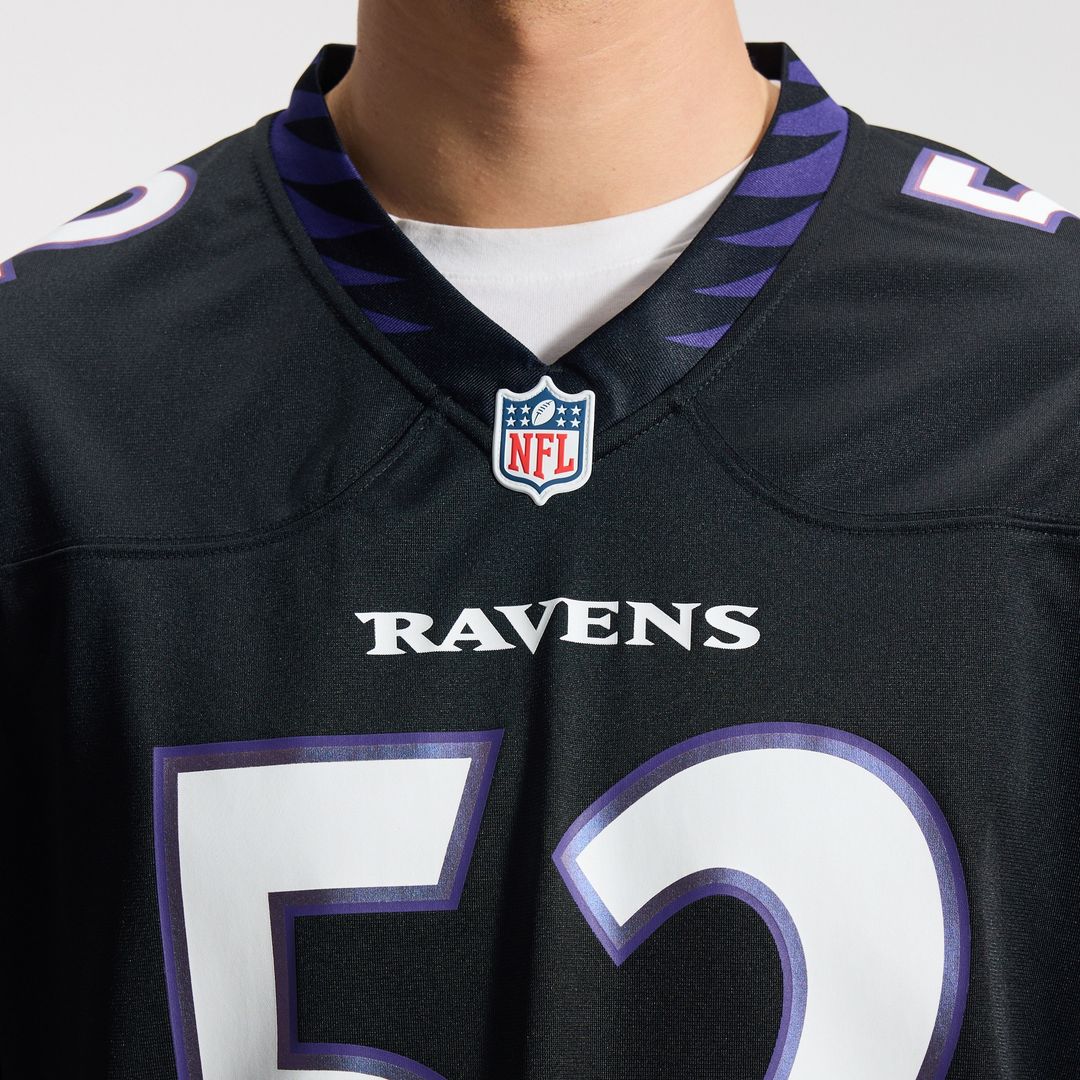 Ray Lewis Baltimore Ravens Nike Alternate Retired Player Game Jersey - Black Official NFL Team Apparel Football Fan Gear