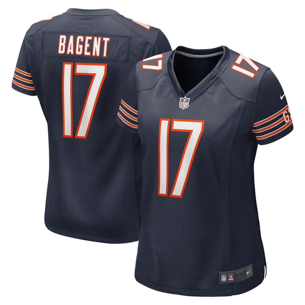 Tyson Bagent Chicago Bears Nike Women's Game Jersey - Navy Official NFL Team Apparel Football Fan Gear