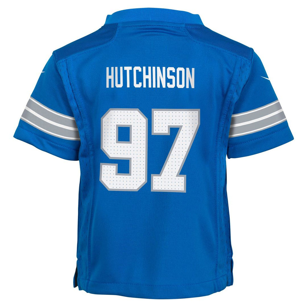 Aidan Hutchinson Detroit Lions Nike Toddler Game Jersey - Blue Official NFL Team Apparel Football Fan Gear