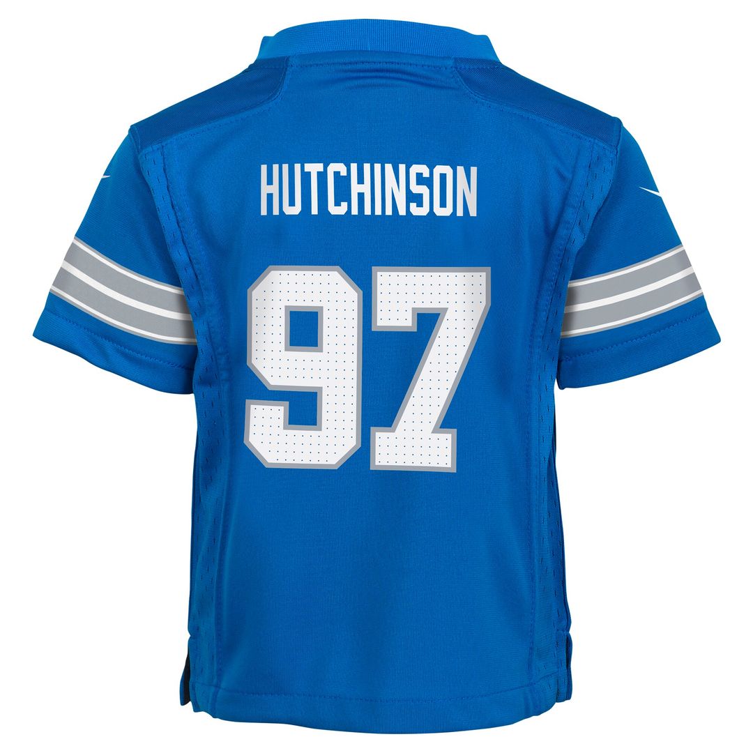 Aidan Hutchinson Detroit Lions Nike Toddler Game Jersey - Blue Official NFL Team Apparel Football Fan Gear