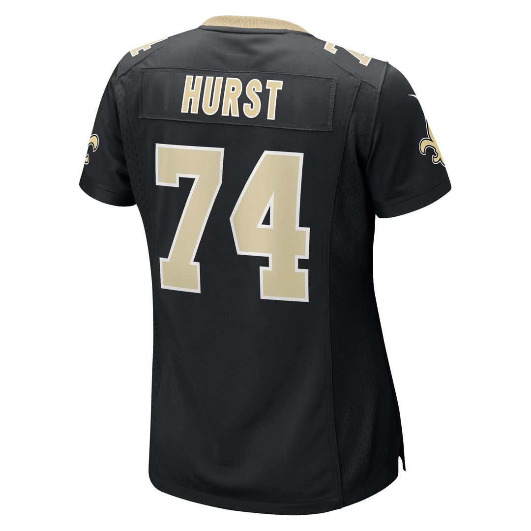 James Hurst New Orleans Saints Nike Women's Game Jersey - Black Official NFL Team Apparel Football Fan Gear