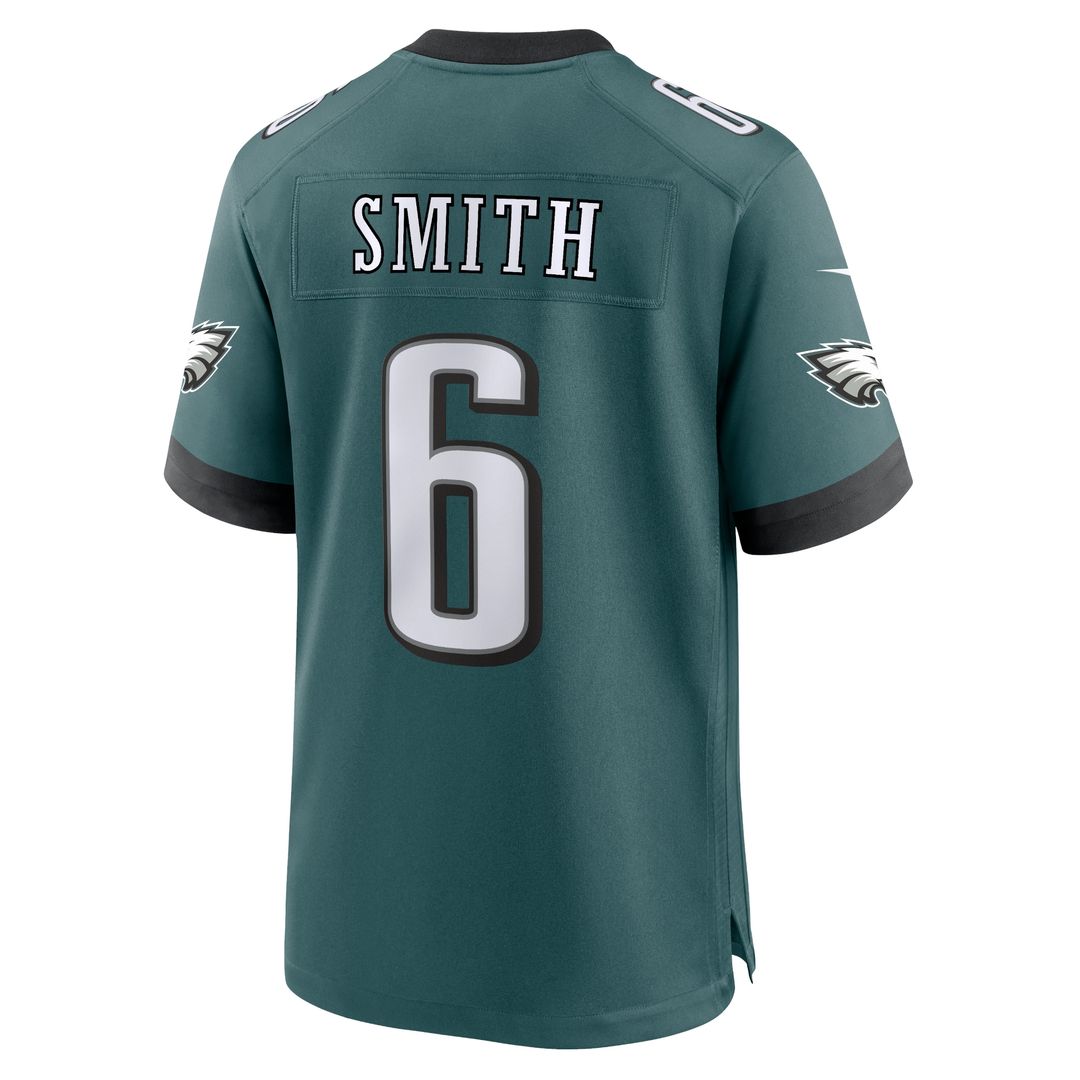 DeVonta Smith Philadelphia Eagles Nike Player Game Jersey - Midnight Green Official NFL Team Apparel Football Fan Gear