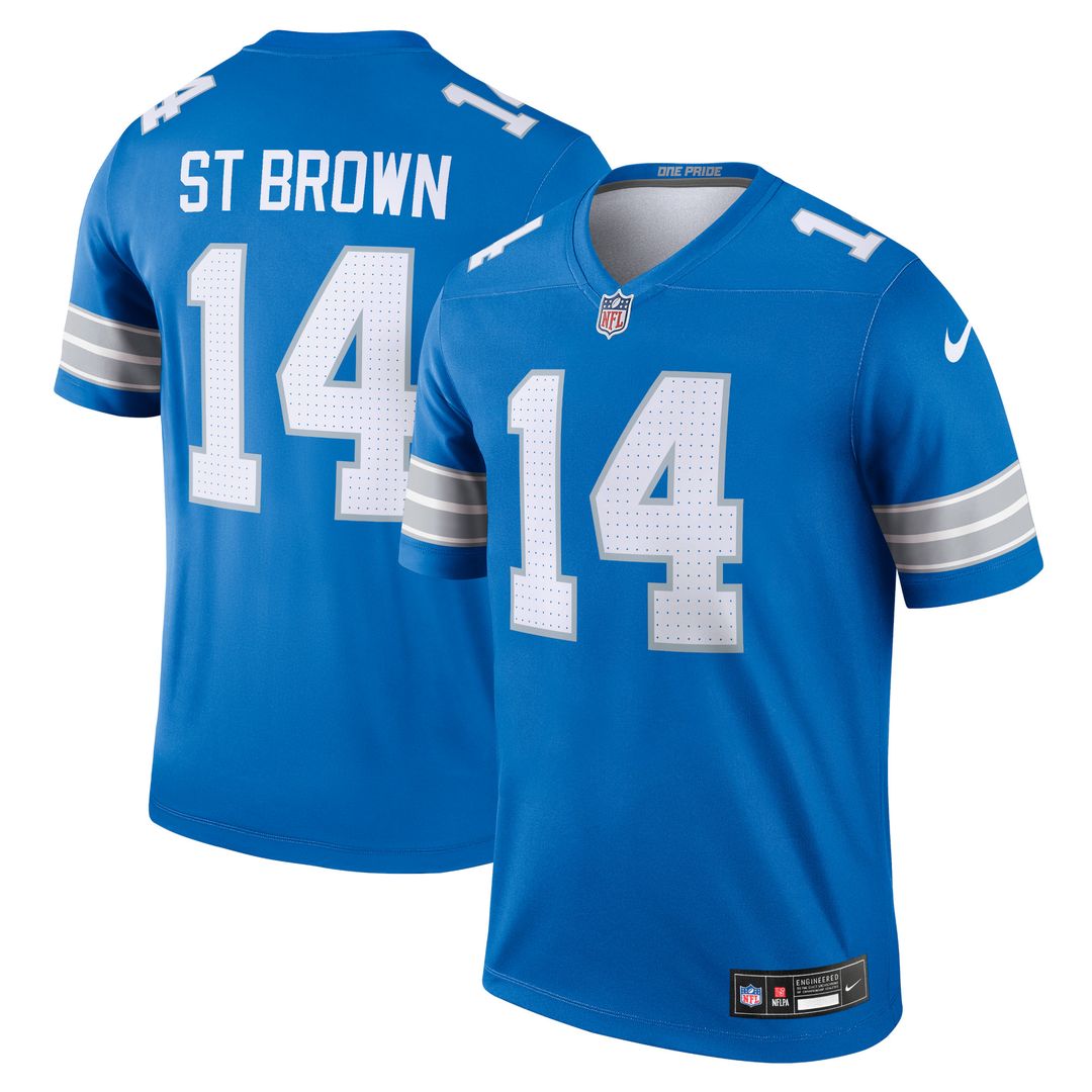 Amon-Ra St. Brown Detroit Lions Nike Legend Player Performance Top - Black NFL Fan Gear Popular Style