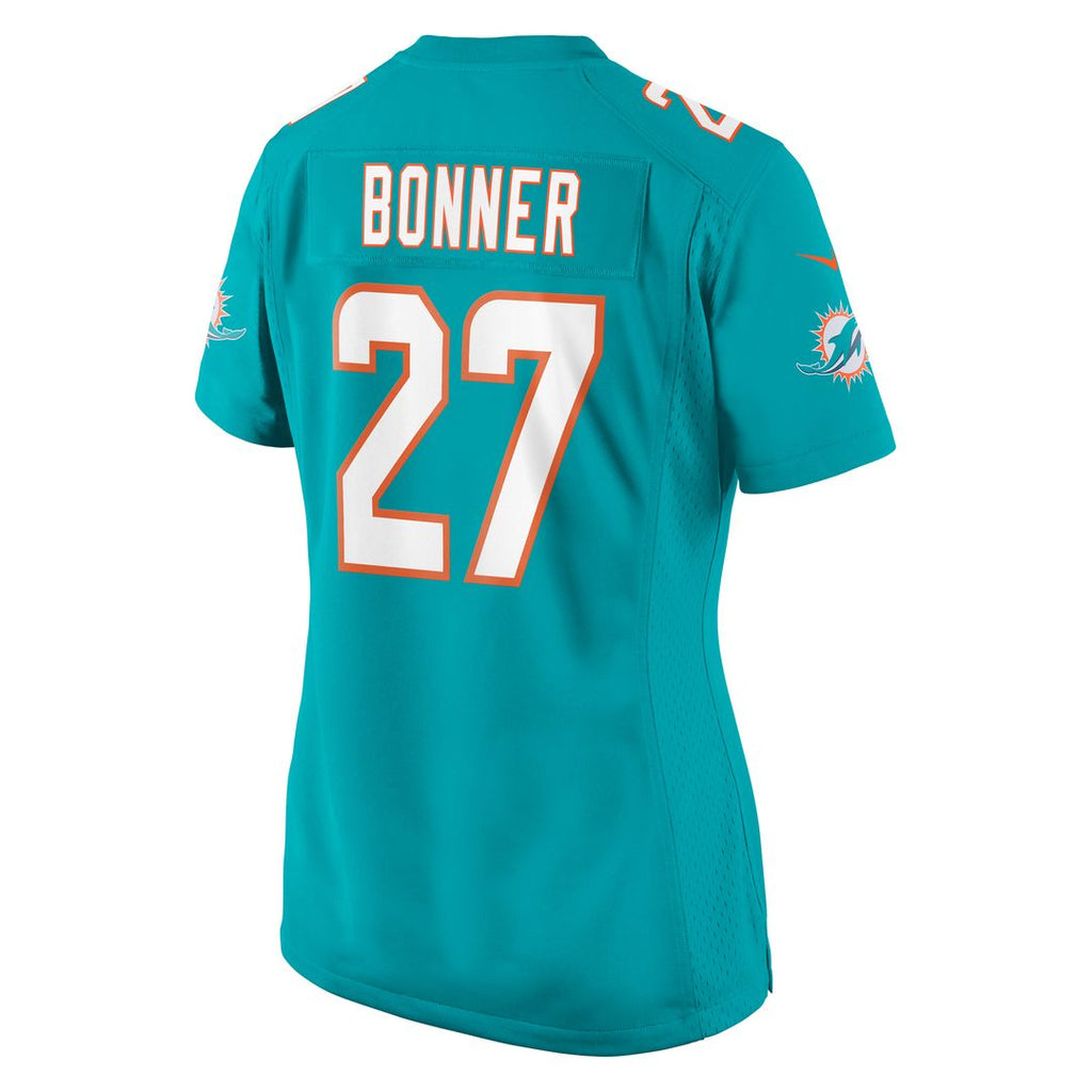 Ethan Bonner Miami Dolphins Nike Women's Game Jersey - Aqua Official NFL Team Apparel Football Fan Gear